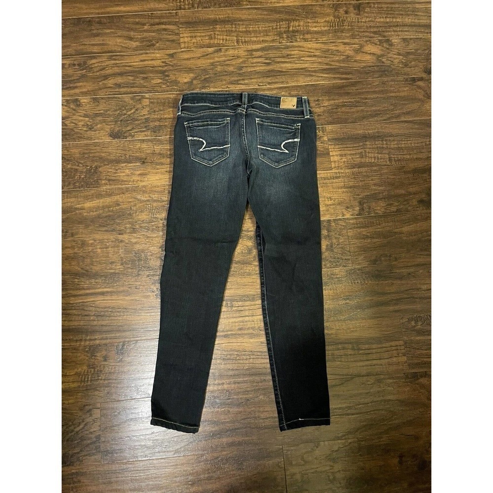 American Eagle Stretch Skinny Medium Wash Jeans Women's Size 4